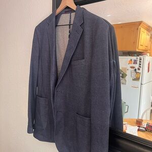 Johnston & Murphy Blue Sport Coat Modern Fit